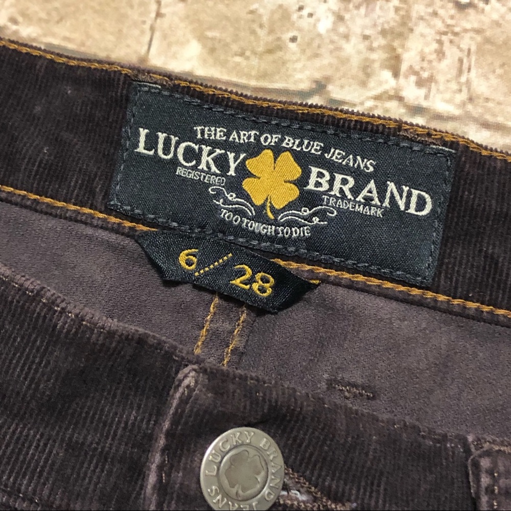 Lucky Brand Wine Corduroy Pants - Picture 7 of 8